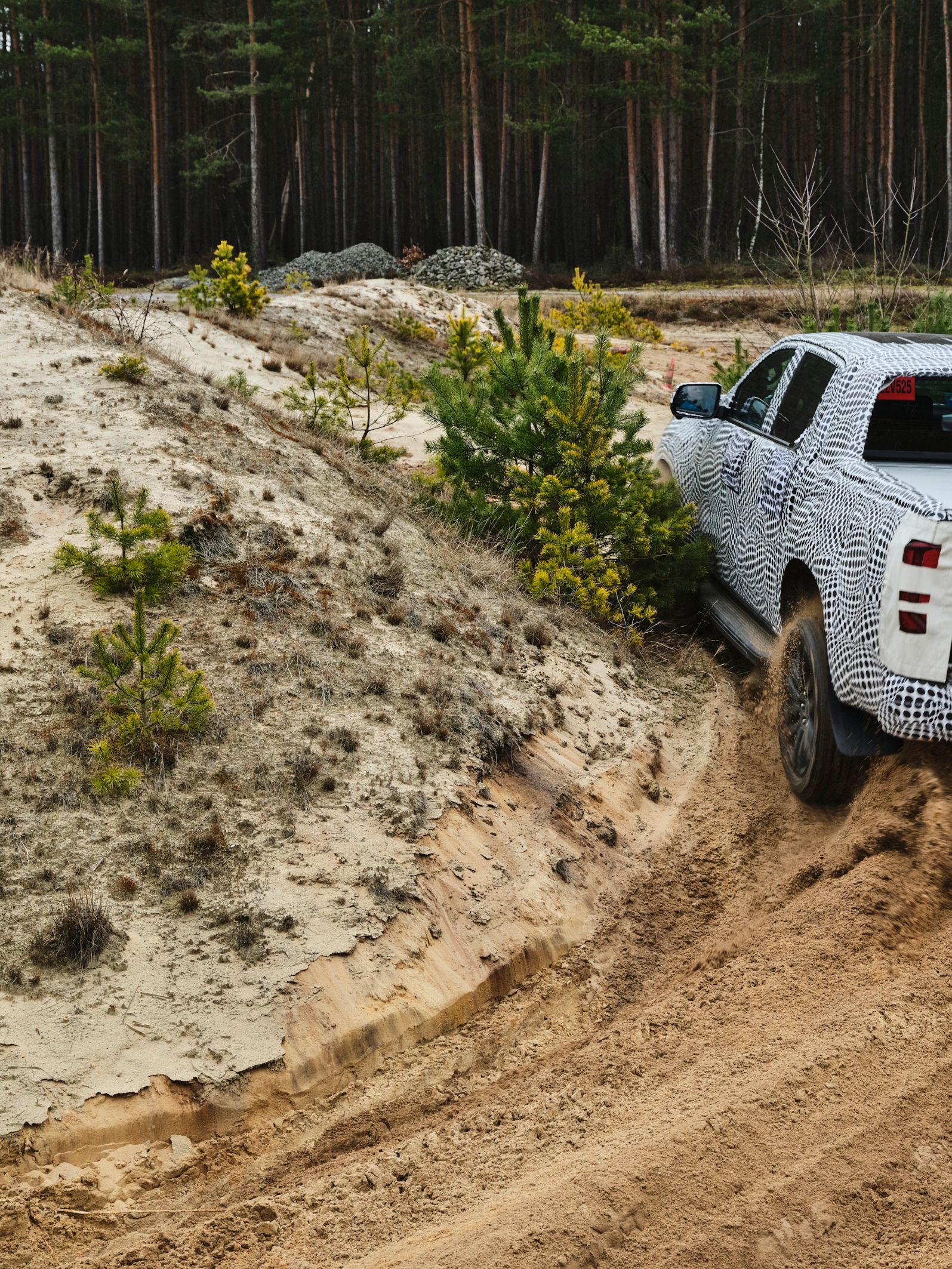 Vista traseira do novo Volkswagen Amarok