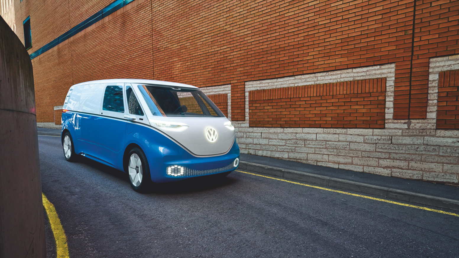 Uma ilustração do motor elétrico da carrinha Volkswagen e-Crafter.