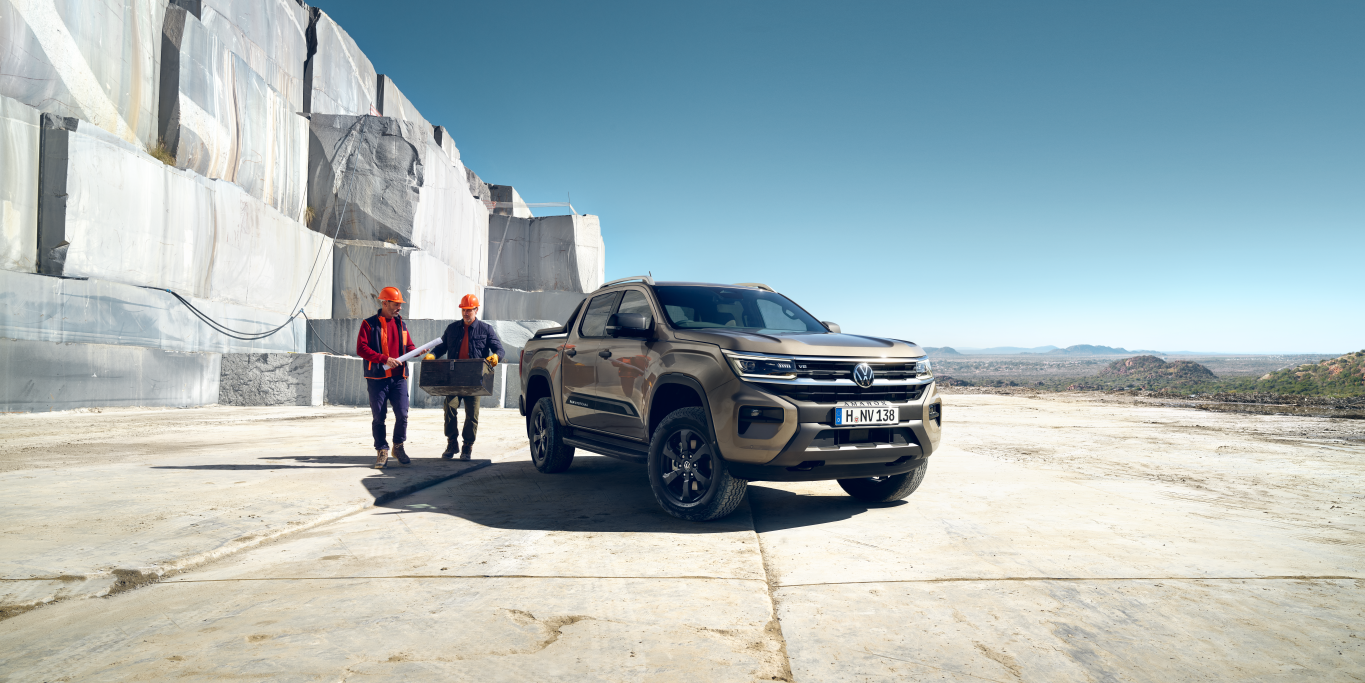 Vista traseira do novo VW Amarok 