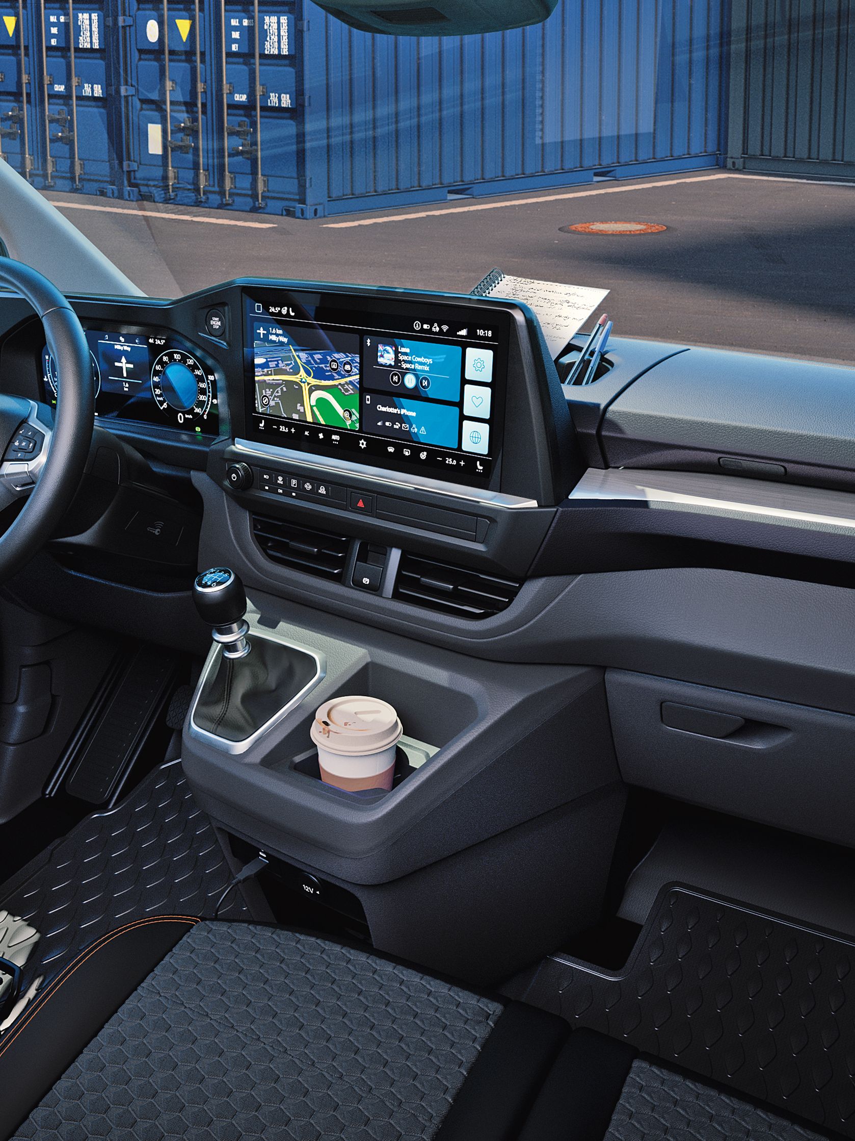 Fahrerhaus des neuen VW Transporter