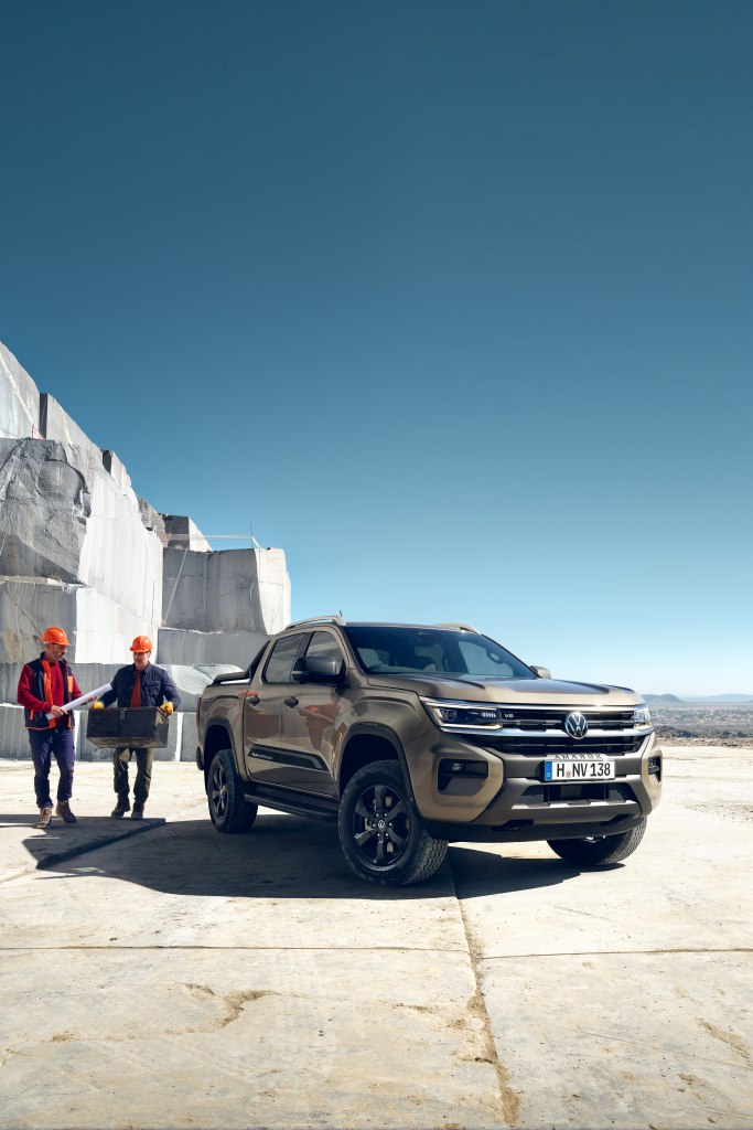Vista traseira do novo VW Amarok 