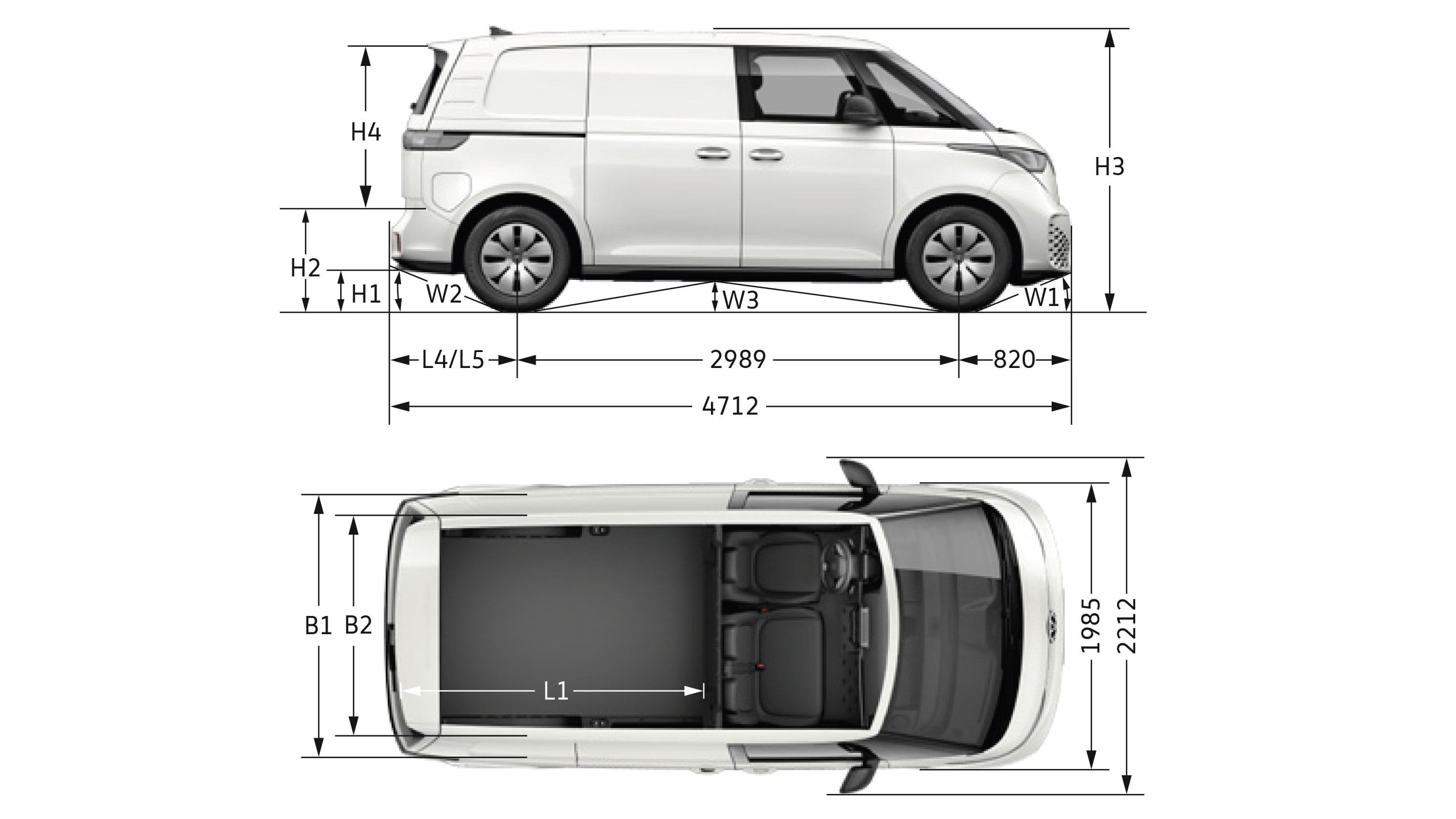 Der neue VW Multivan T7 Abmessungen