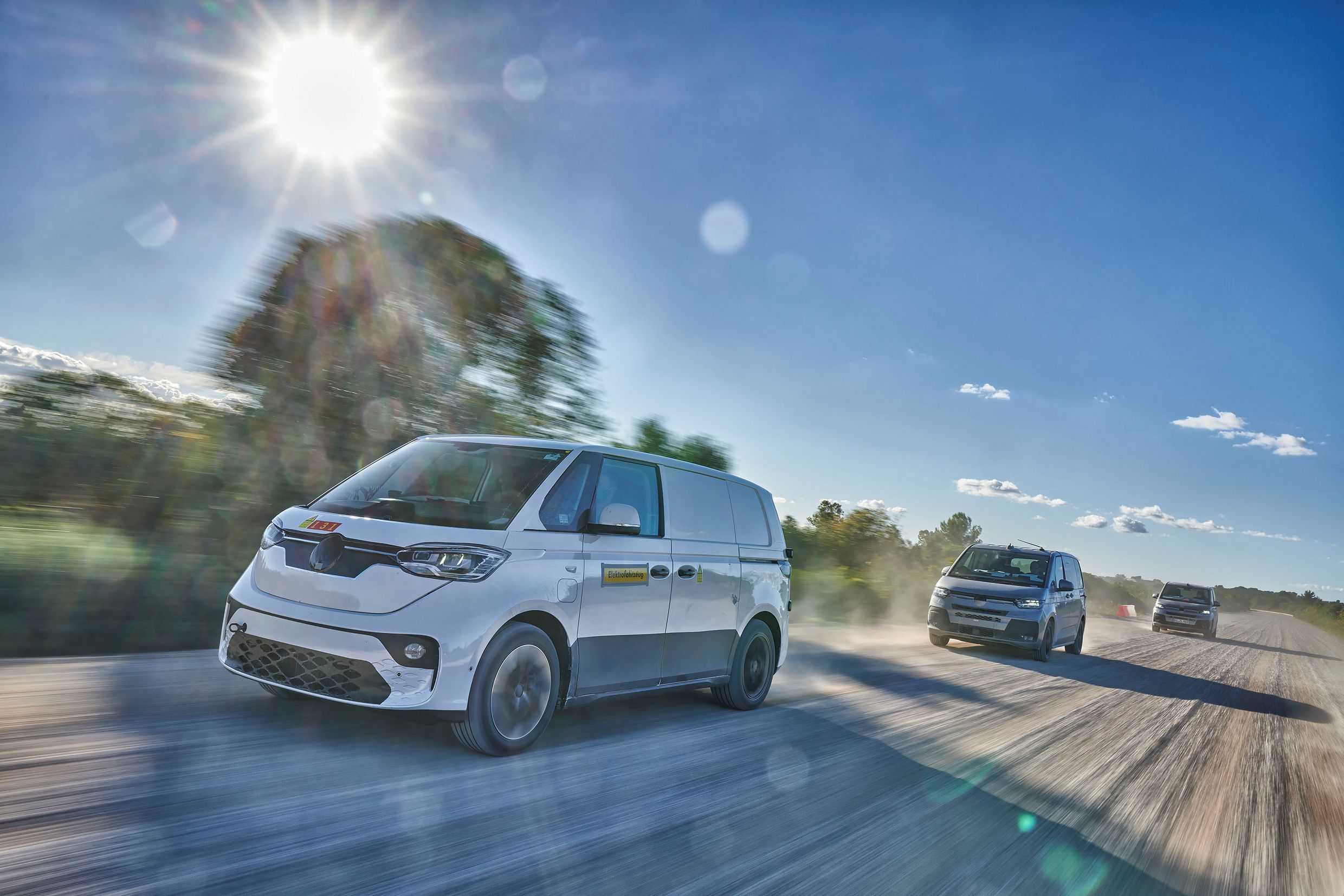 Volkswagen ID.Buzz em movimento 