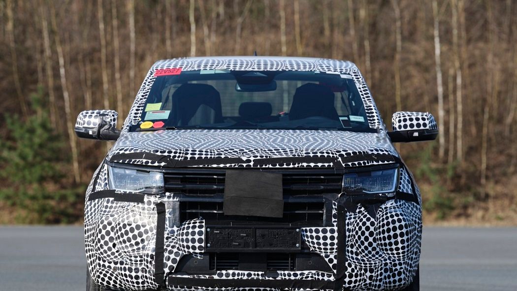 Novo volkswagen Amarok camuflado