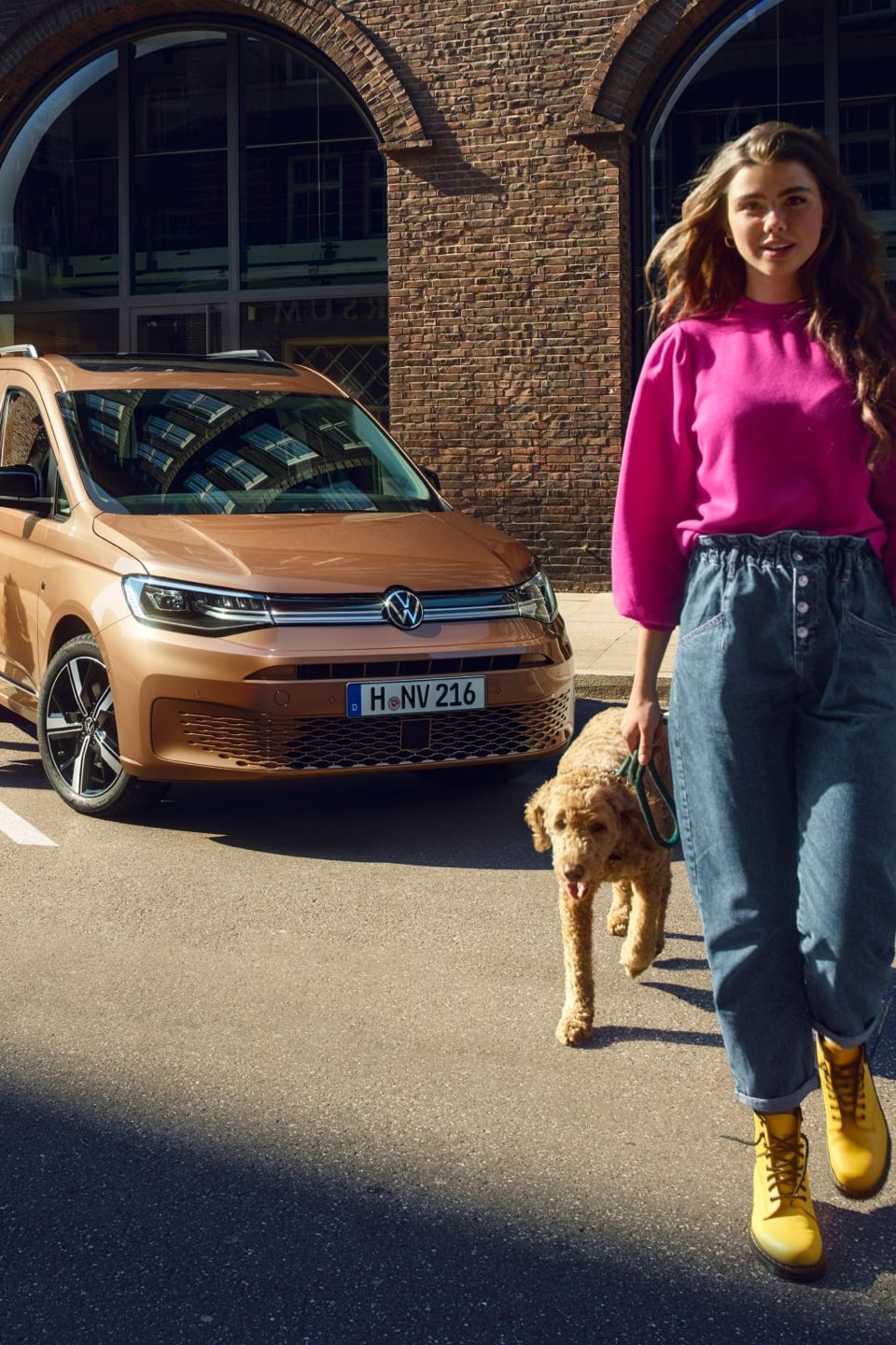 A nova Volkwagen Caddy é a carrinha perfeito para toda a família