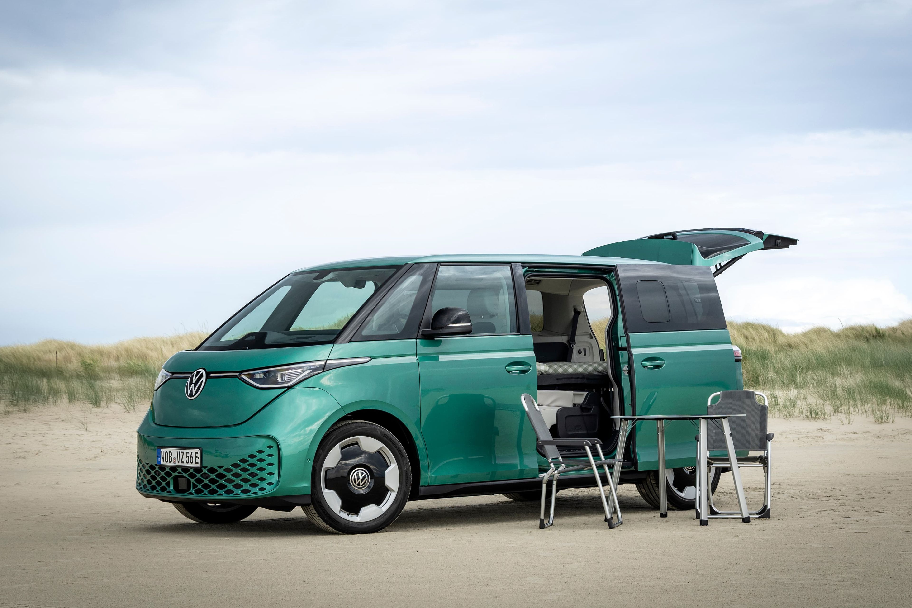 Volkswagen ID. Buzz Pacote Boa Noite vista lateral