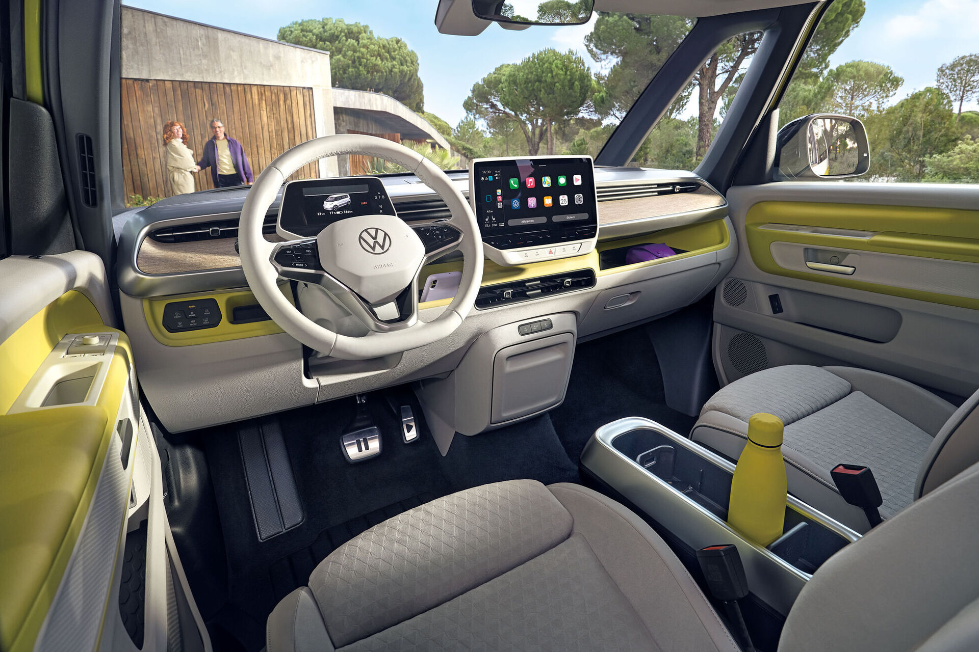 O cockpit do novo  VW ID. Buzz