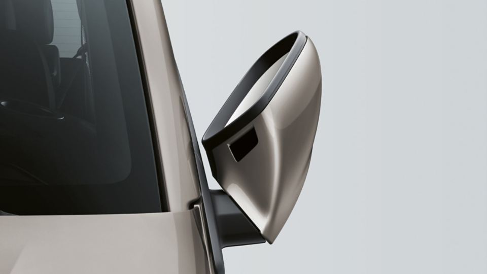 Espelho retrovisor exterior da VW Transporter Cargo 6.1 rebatido  