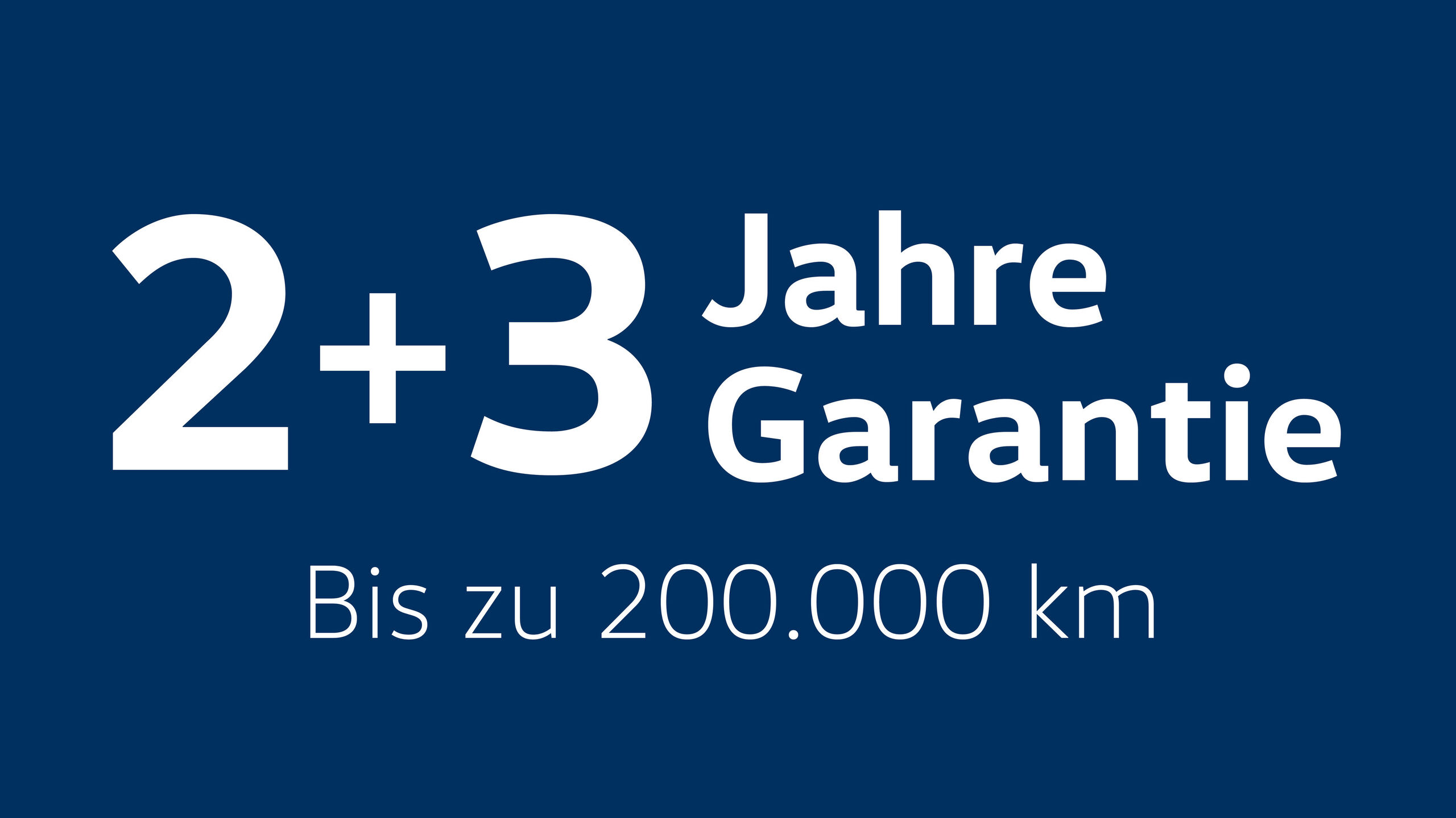 VW Crafter Anschlussgarantie 2+3 Jahre Garantie