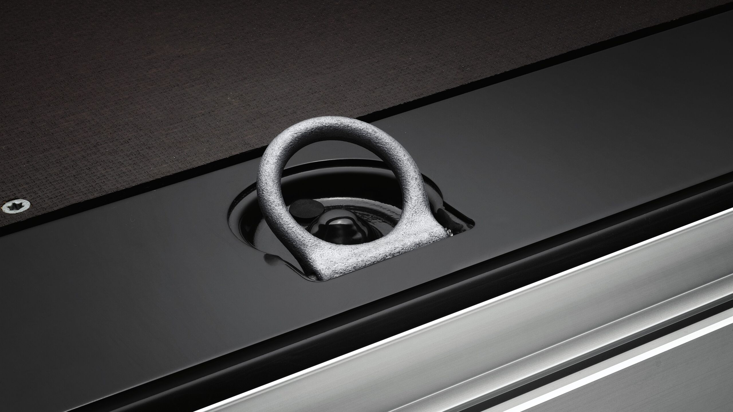 Um olho de fixação de carga da carrinha Volkswagen Crafter.