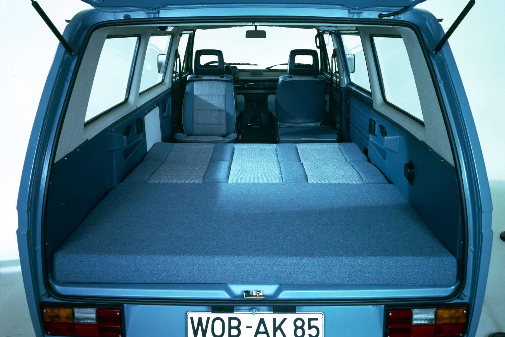 A cama da VW Multivan clássica.