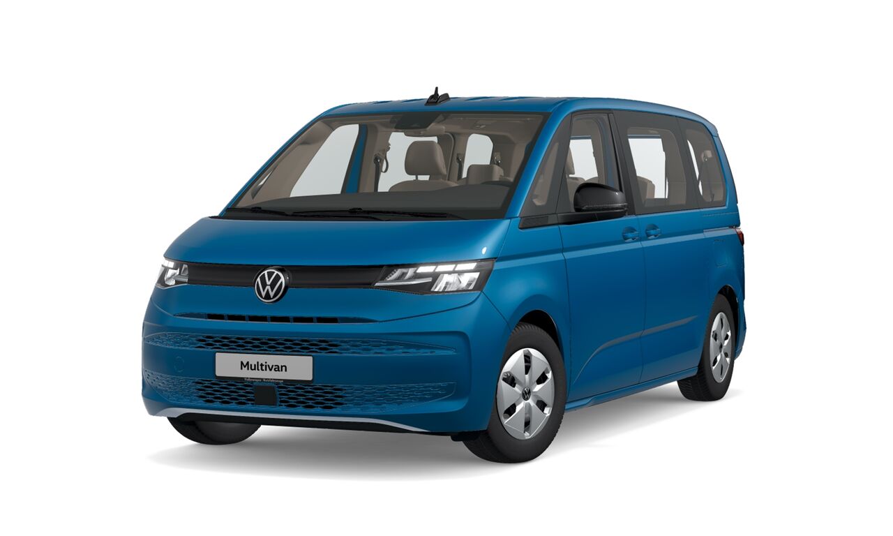A nova VW Multivan em azul 