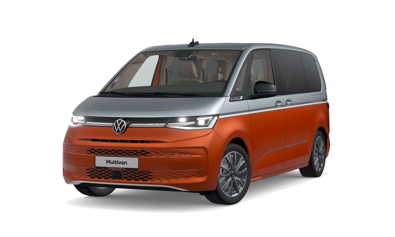 A nova VW Multivan "energetic" cor de laranja 