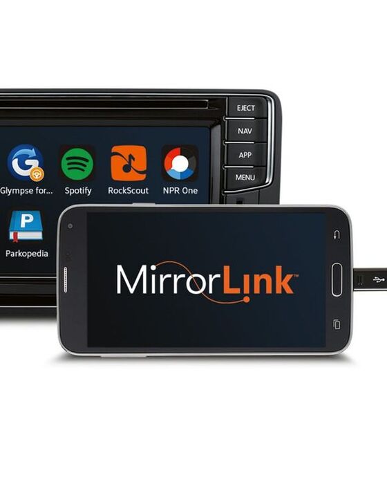 O MirrorLink é compatível com os sistemas da Volkswagen Veículos Comerciais