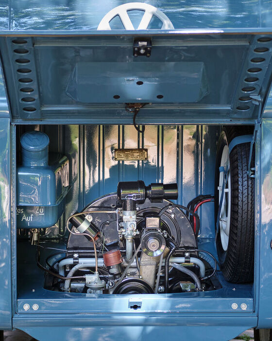 O motor da Transporter Sofie.