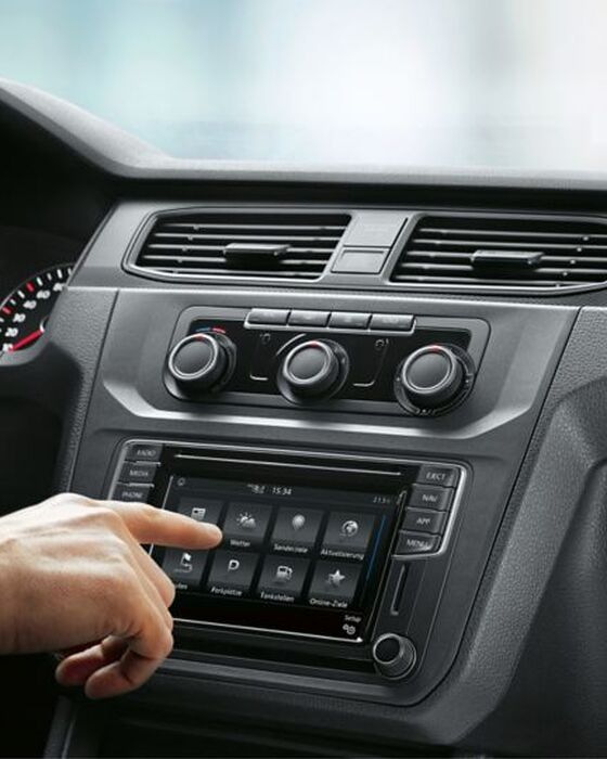 O serviço VW Car-Net fornece ao condutor informações importantes diretamente no painel de instrumentos.