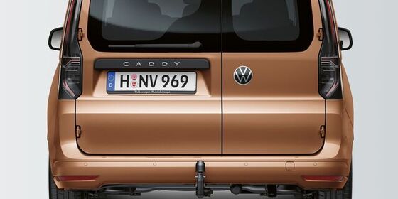 VW Caddy Maxi Portas traseiras vidradas e bola de reboque