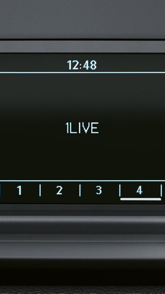 O sistema de rádio Composition Audio na nova carrinha Caddy