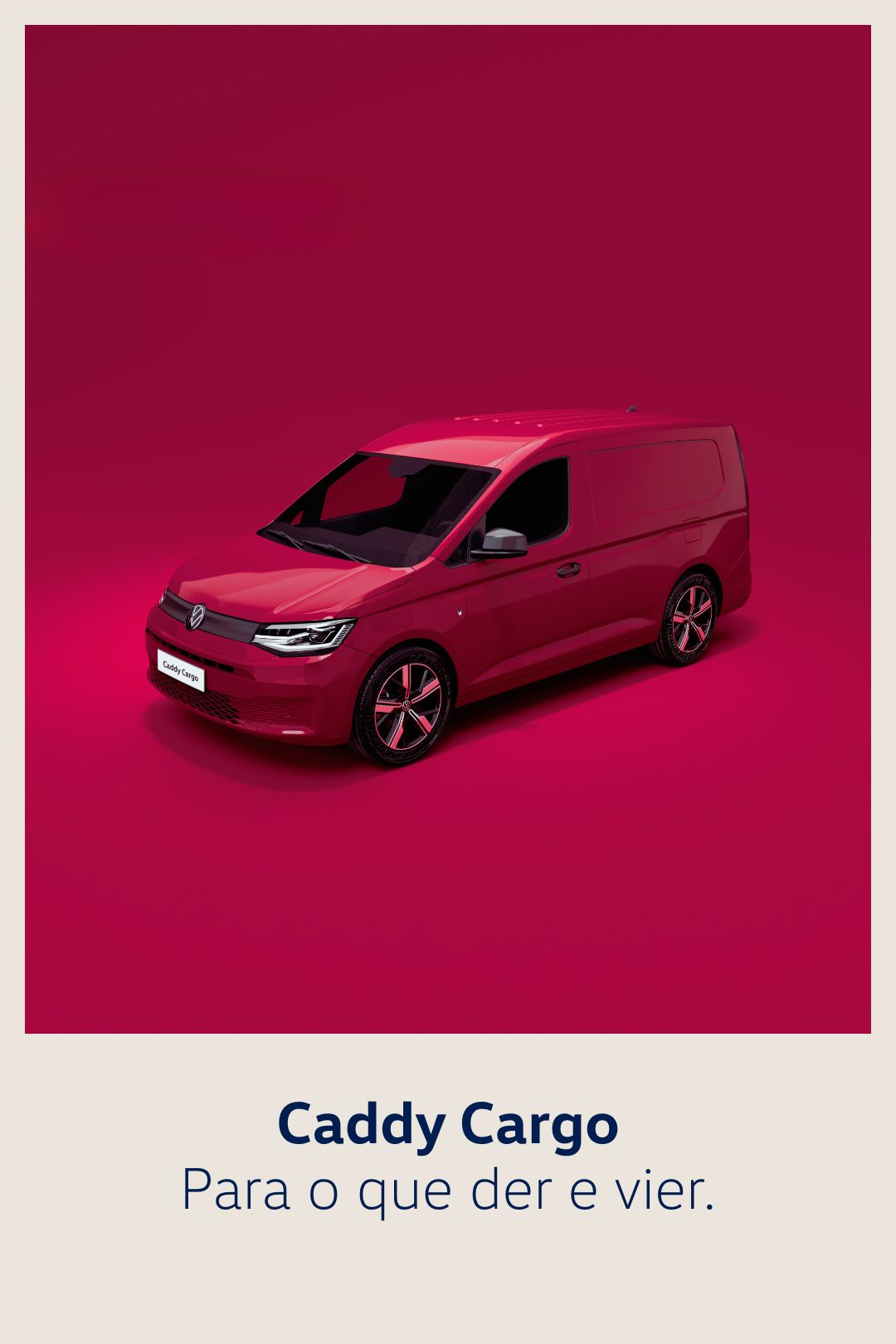Destaque campanha Caddy Cargo. Para o que der e vier