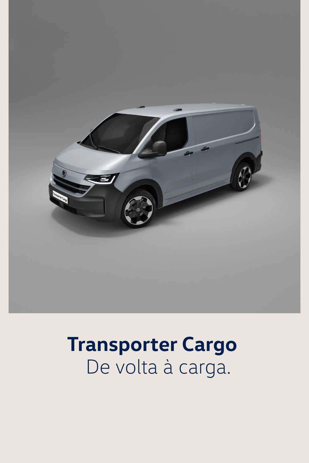 Destaque campanha Transporter Cargo. De volta à carga